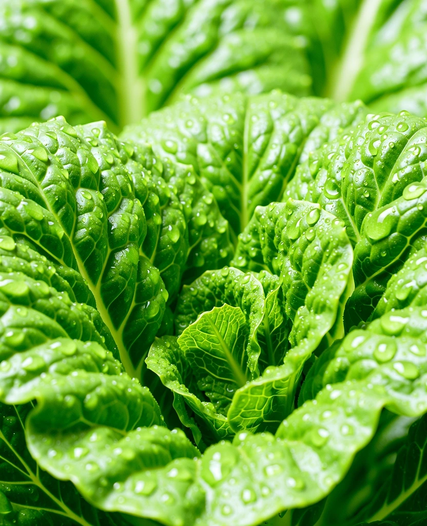 Frunze de varză kale proaspătă